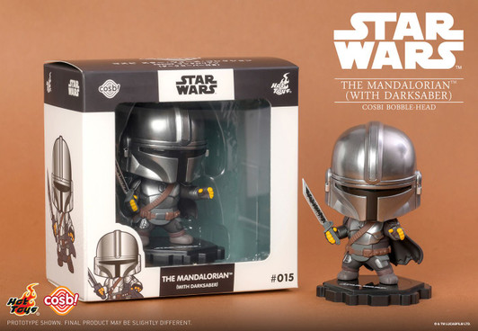 Hot Toys Cosbi Star Wars Collection #015 The Mandalorian w/Darksaber Japan Original Package Figure