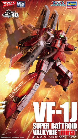 Hasegawa 1/72 Macross VF-1J Super Battroid Valkyrie Miria Plastic Model