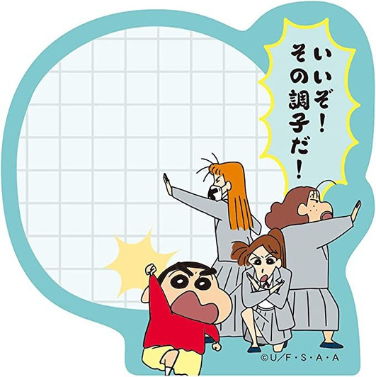 T's Factory Sticky Note Pad Crayon Shin-chan Saitama Crimson Scorpions