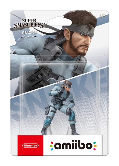 Nintendo amiibo Super Smash Bros. Series Snake Figure (Metal Gear Solid)