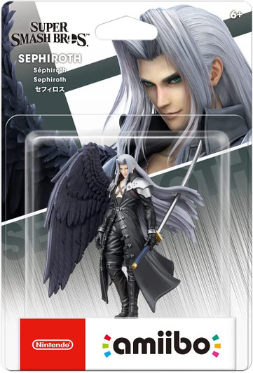 Nintendo amiibo Super Smash Bros. Series Sephiroth Figure (Final Fantasy)