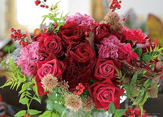 Yanoman 05-1071 Jigsaw Puzzle Romantic Roses (500 Pieces)