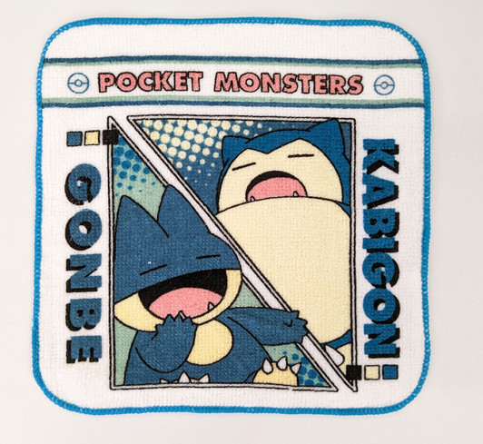 T's Factory Pokemon Hand Towel Handkerchief Munchlax & Snorlax