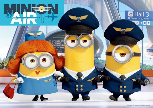 Epoch 03-062 Jigsaw Puzzle Minions  Minion Air (108 Pieces)