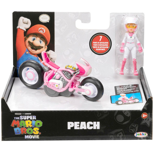 San-ei The Super Mario Bros. - Pull Back Racer with Peach