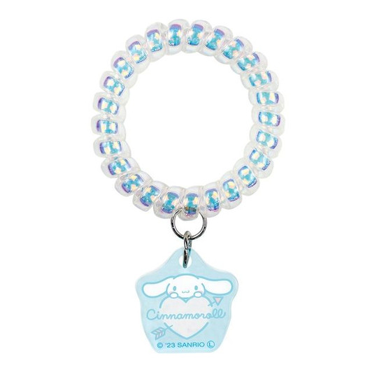 T's Factory Sanrio Spiral Hair Tie with Charm Cinnamoroll