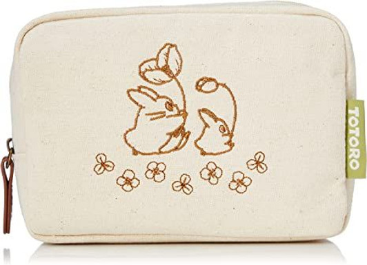 Marushin Studio Ghibli My Neighbor Totoro Pouch Botanical Ivory