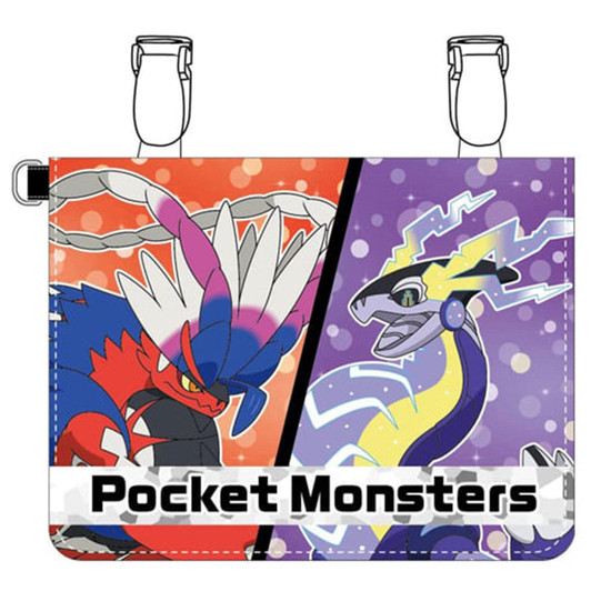 Sun Art Pokemon Center Clip Pouch with Shoulder Strap Black