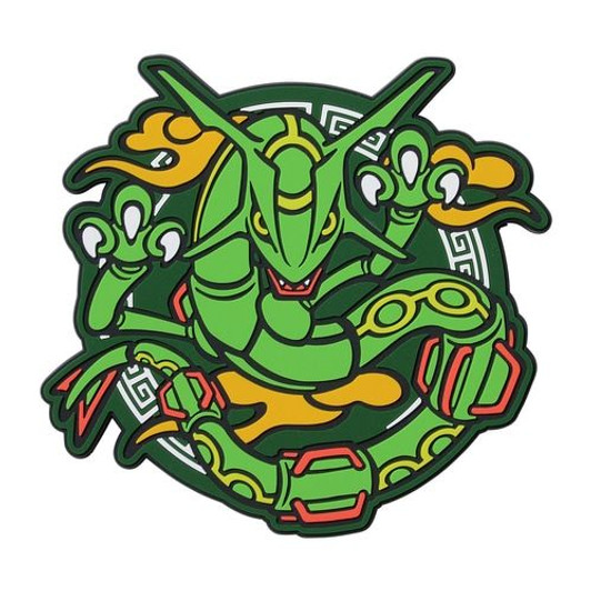 Pokemon Center Original Rubber Coaster - Rayquaza (Pikachu Hanten)