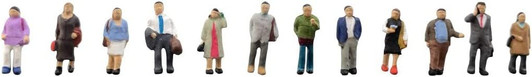 Tomytec (Ningen 116-2) Model People 'Walking Pedestrians 2' (N scale) Tomytec (Ningen 116-2) Model People 'Walking Pedestrians 2' (N scale)