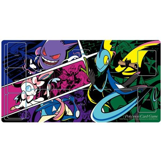 Pokemon Center Original Pokemon Card Game Rubber Play Mat Midnight Agent -the cinema-
