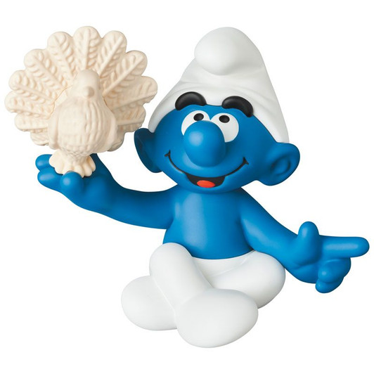 Medicom UDF The Smurfs Series 2 Smurf with Bird Figure