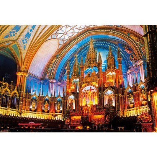 Beverly Jigsaw Puzzle M71-829 Notre-Dame Basilica (Montreal) (1000 S-Pieces)