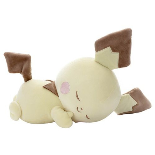 Pokemon Center Original Plush Toy PokePeace Pichu (Goodnight Ver.)
