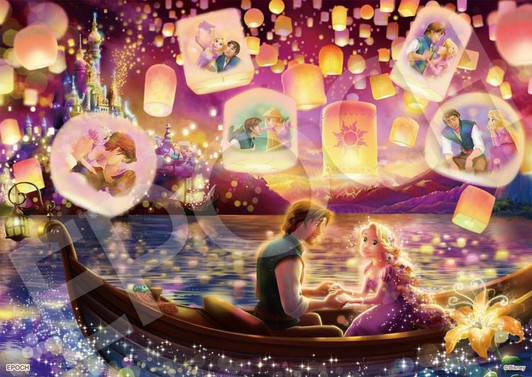 Epoch 72-401 Jigsaw Puzzle Emotional Story Series Tangled (108 Pieces)