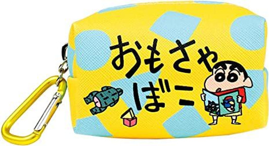 T's Factory Mini Pouch with Carabiner Crayon Shin-chan Toy Box