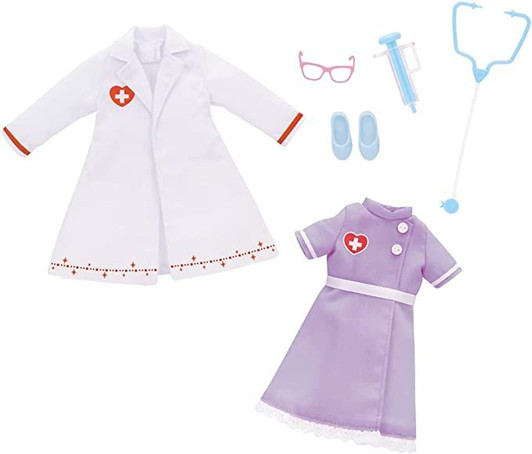 Takara Tomy Licca Doll Doctor & Nurse Dress Set Purple