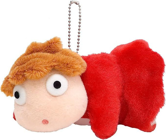 Sun Arrow Pin Attached Plush Mascot - Ponyo on a Cliff by the Sea