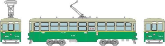 Tomytec Kobe Streetcar (Tram) Type 1150 No.1156 (N scale)