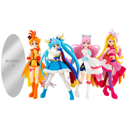 Bandai Candy Soaring Sky! Pretty Cure Cutie Figure Collection 10pcs Complete Box