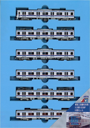 Microace A8775 Toei Mita Line Type 6300 3rd Edition 6330F 6 Cars Set (N Scale)