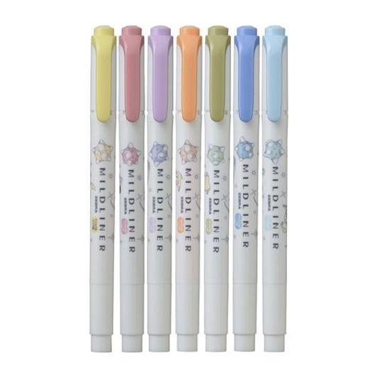 Pokemon Center Original Highlighter Mild Liner Set of 7 Jirachi