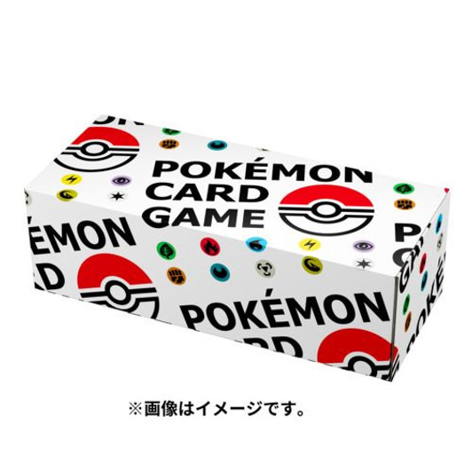 Pokemon Card Game TCG Long Card Box BALL & ENERGY
