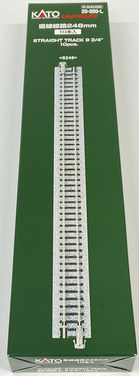 Kato 20-000-L 248mm (9 3/4') Straight Track S248 (10 Pieces) (N scale)