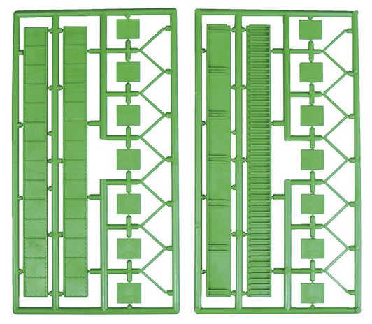 Tsugawa Yokou NA-57 Deck Girder Bridge (3 set) Green (N scale)