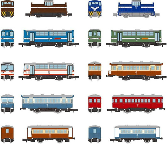 Tomytec Nostalgic Tetsudo Collection Series No.4 One Carton (10 Trains) (N scale)