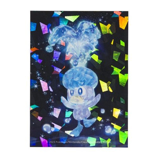 Pokemon Center Original Removable Sticker Water Terastal - Quaxly