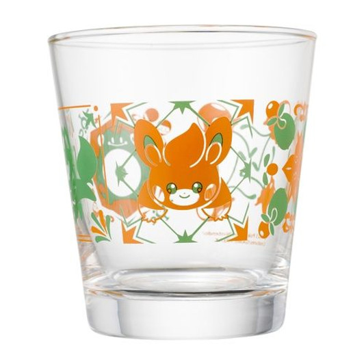 Pokemon Center Original Green & Yellow Glass Cup - Paldea Tile