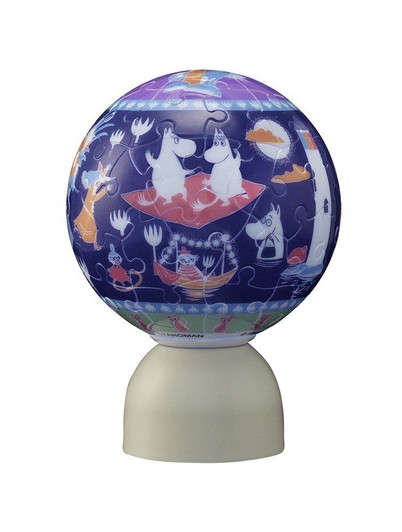 Yanoman 3D LED Lantern Puzzle 2003-469 Moomin (60 Pieces)