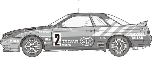Fujimi Inch Up 1/24 Taisan STP GT-R (Skyline GT-R [BNR32 Gr.A ver.]) 1992 Plastic Model