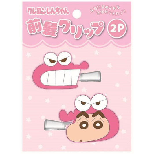 Hair Clip Set of 2 Crayon Shin-chan Pink