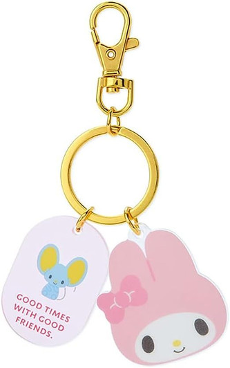 Sanrio Acrylic Face Shaped Keychain - My Melody