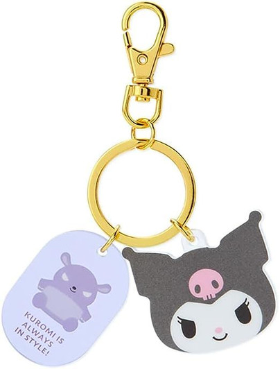 Japan Sanrio Mini Album Keychain - Kuromi