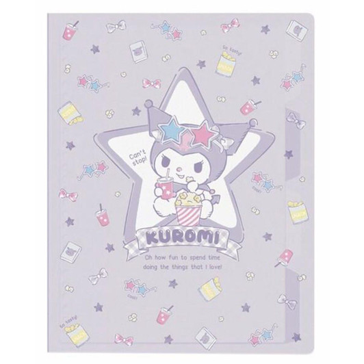 Other Sanrio B5 Size 26-Rings Binder Notebook - Kuromi
