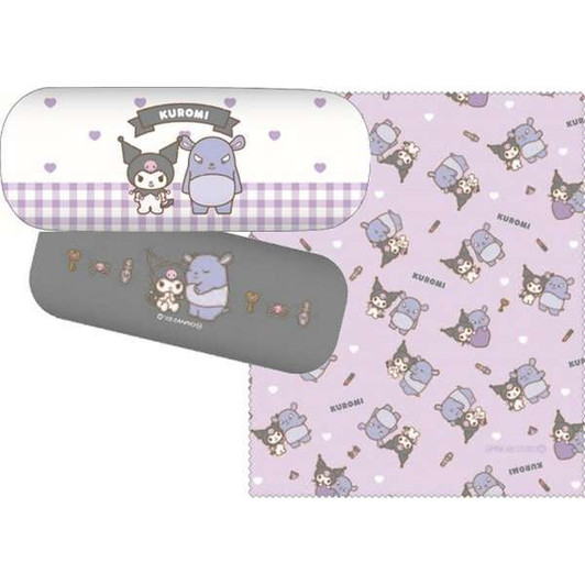 Marimocraft Sanrio Glasses Case Kuromi & Baku
