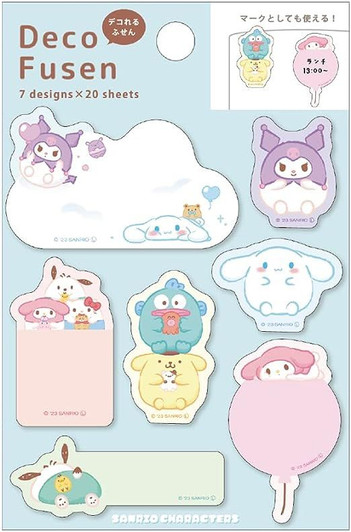 T's Factory Sanrio Deco Sticky Notes Funyumaru