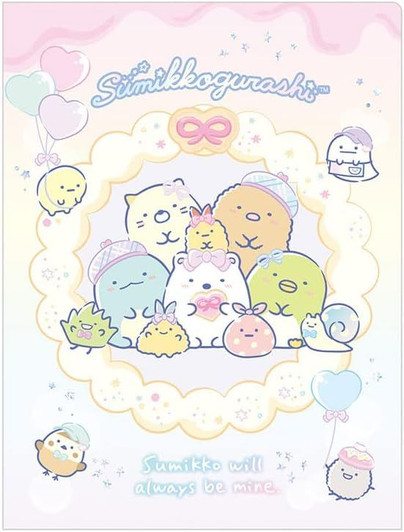 San-x Sumikko Gurashi 10 Pockets Clear File Pastel Sweets
