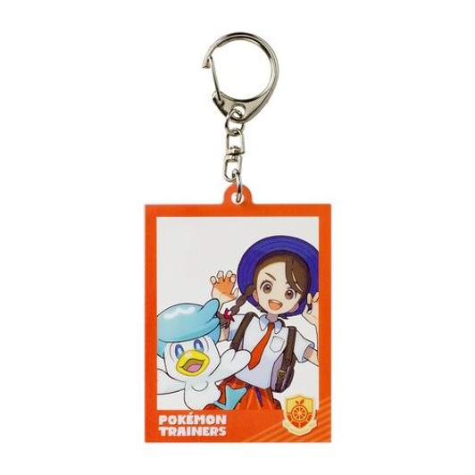 Pokemon Center Original Photo Frame Style Acrylic Keychain Juliana & Quaxly (Pokemon Trainers)