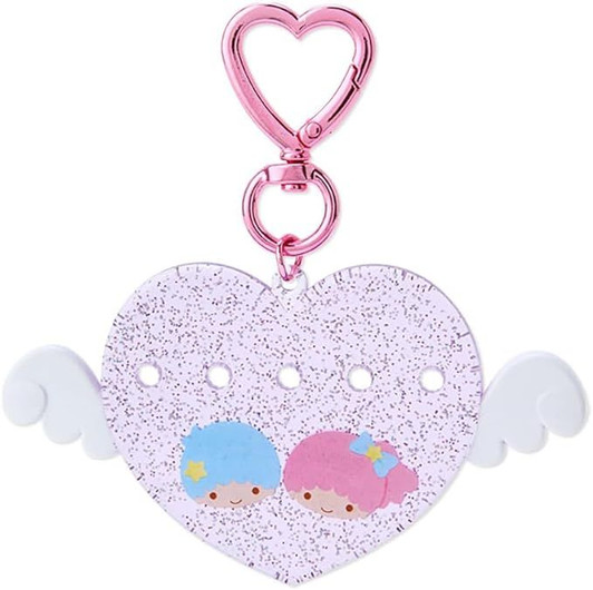 Sanrio Winged Heart Keychain Little Twin Stars (Mai Pachi Run Series)
