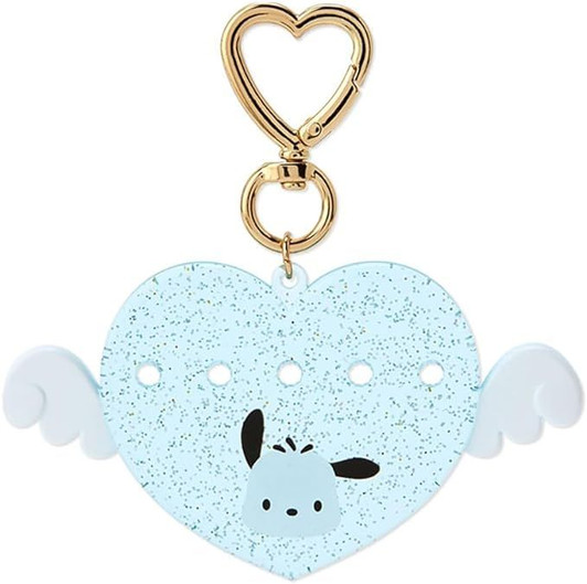 Sanrio Winged Heart Keychain Pochacco (Mai Pachi Run Series)