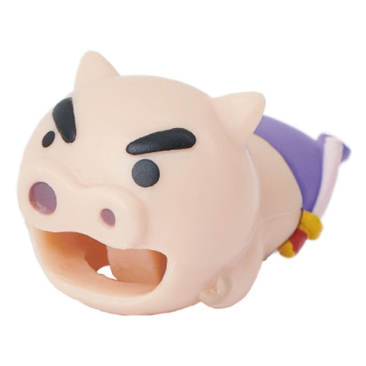Crayon Shin-chan Zipper Bite Buri Buri Zaemon