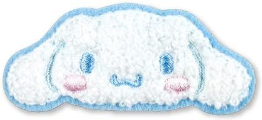 T's Factory Sanrio Mokomoko Fluffy Embroidery Sticker Cinnamoroll