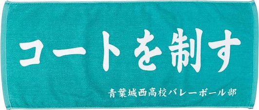Haikyuu!! "Conquer the Court" Aoba Josai High School Volleyball Club Banner Sports Towel