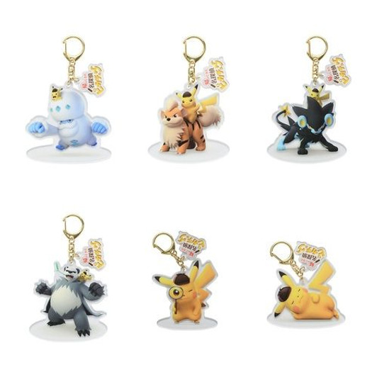 Pokemon Center Original Acrylic Keychain Collection (Detective Pikachu Returns!) - SINGLE RANDOM