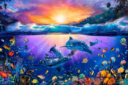 Yanoman 10-1449 Jigsaw Puzzle Lassen Twilight in Paradise 2 (1000 Pieces)