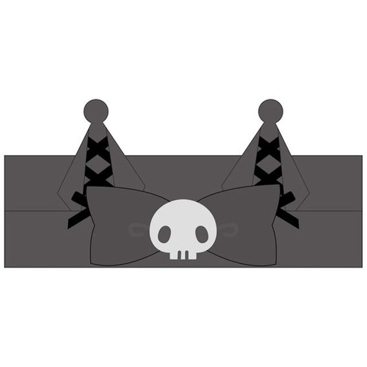 Marushin Hair Band Midnight Black Kuromi